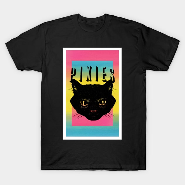 Riso Print Style Music Poster T-Shirt by SkipBroTees